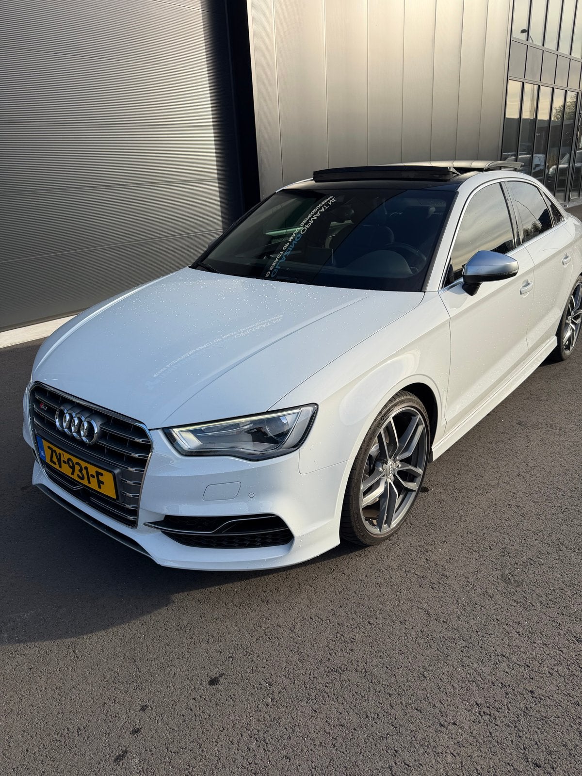 Audi S3 2.0 Tfsi 221KW 4-D Quattro S-tro 2015 Wit, Auto's, Automaat, S3, 4 cilinders, 1984 cc
