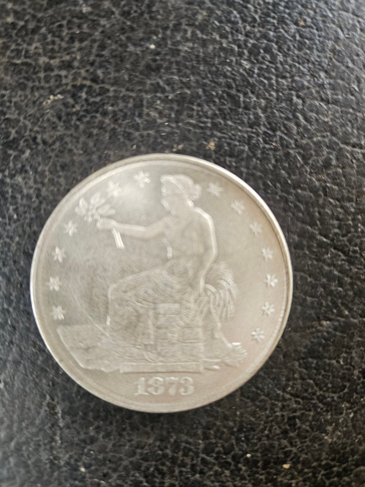 Trade Dollar munt uit 1873 - Verenigde Staten, Ophalen of Verzenden, Zuidoost-Azië, Losse munt