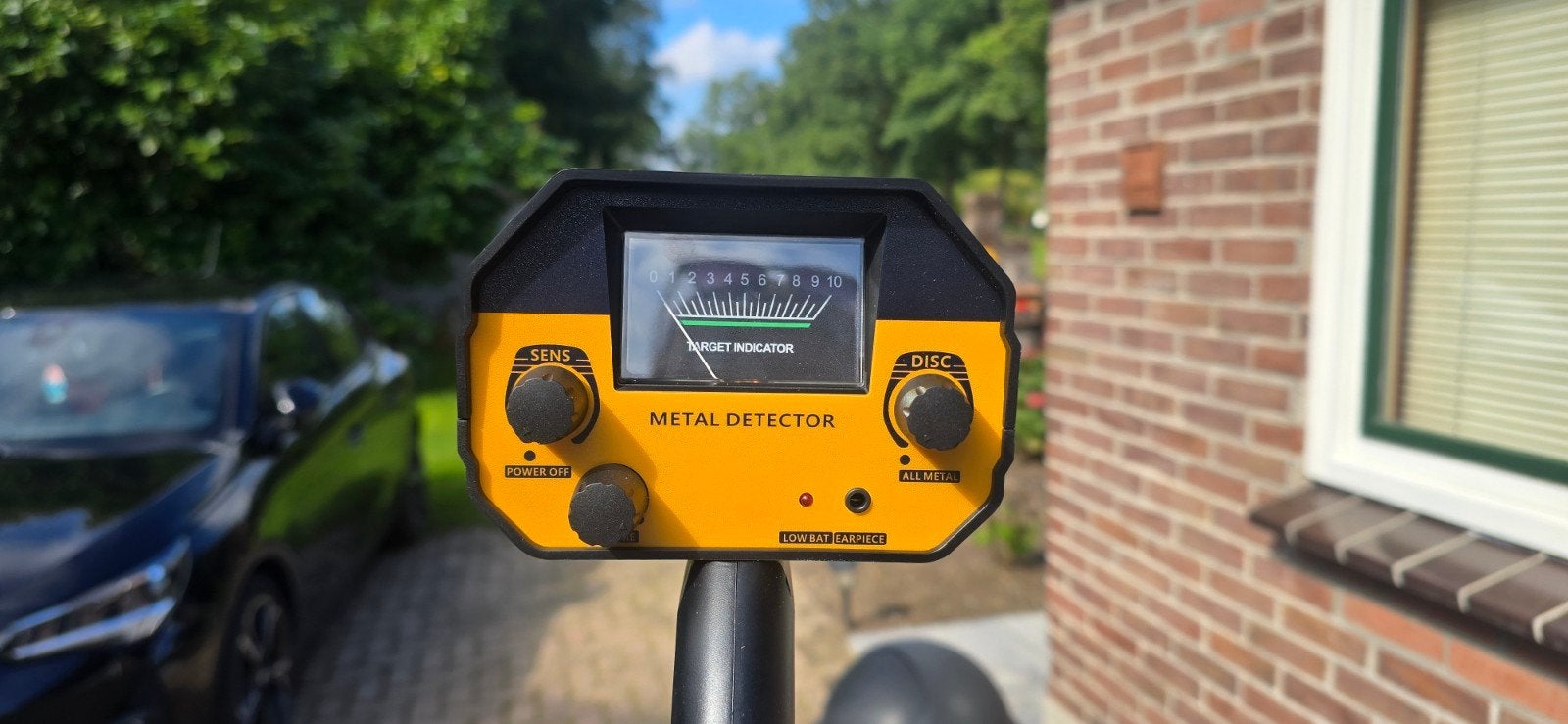 Metaaldetector - nieuw!, Overige merken, Discriminatie metaaldetectie, Ophalen of Verzenden, Zo goed als nieuw