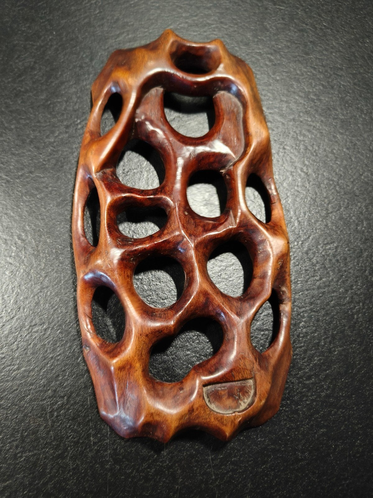 Prachtig Chinees wortelhout voetstuk / display standaard (25, Hout, Bruin, Handgemaakt, Ophalen of Verzenden