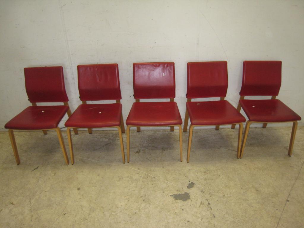 Set van 5 COR design eetkamerstoelen, Huis en Inrichting, Stoelen, Gebruikt