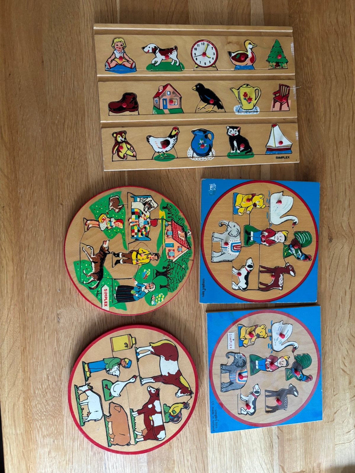 5 Simplex puzzels in één koop., Ophalen