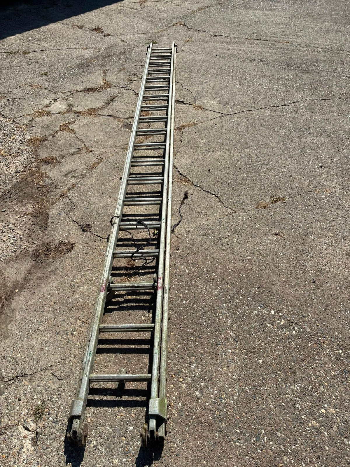 Schuif Ladder, Ophalen, Gebruikt, Ladder, Opvouwbaar of Inschuifbaar