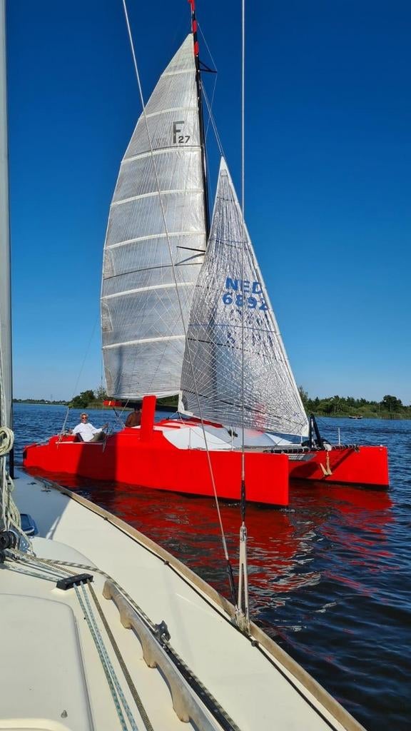 8M KÖHLER CATAMARAN "PANIC' 2003, Watersport en Boten, Catamarans, Ophalen, Gebruikt