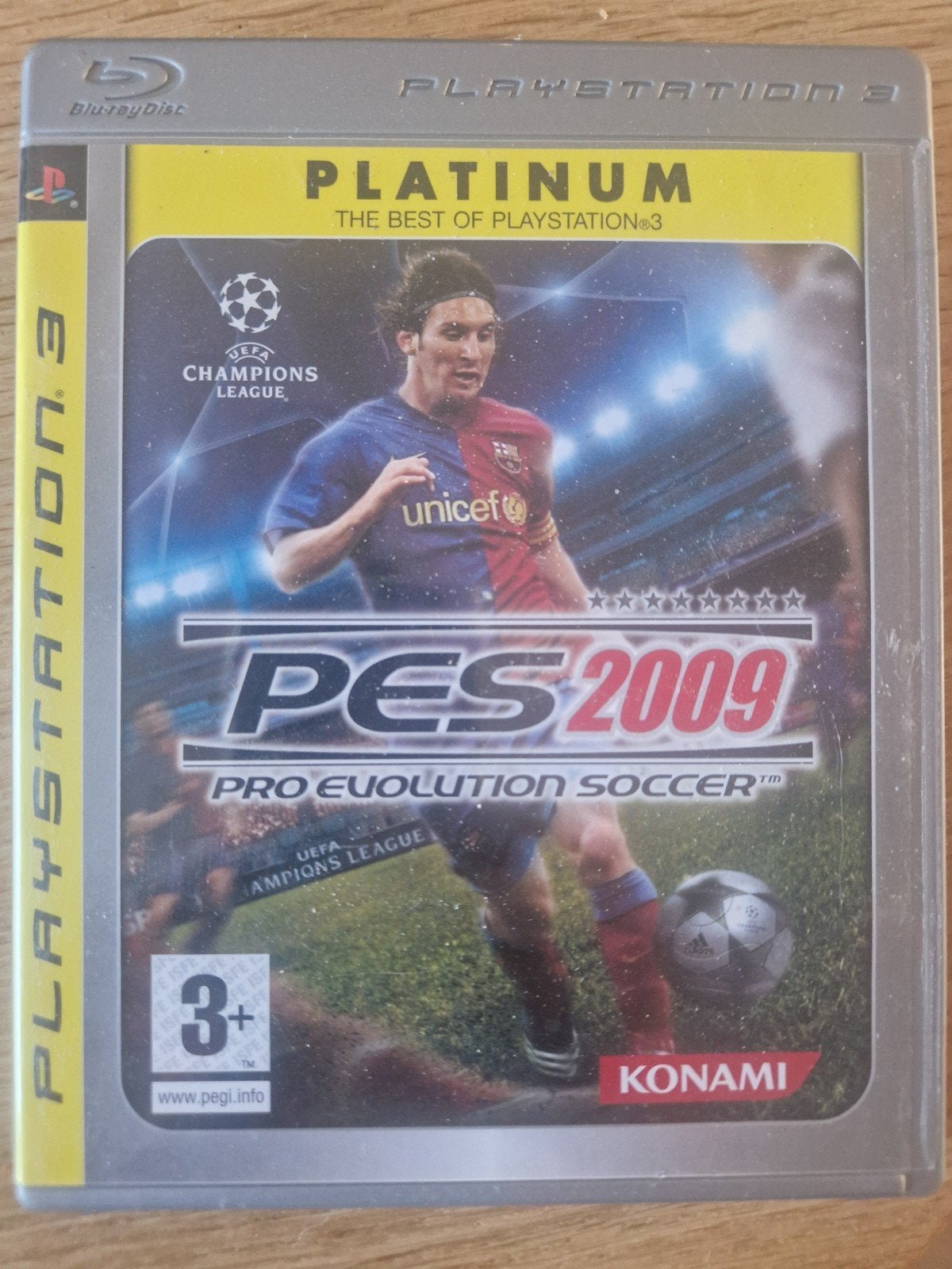 PES 2009 Pro Evolution Soccer - PS3 Platinum Editie, Gebruikt, Ophalen of Verzenden, Eén computer, Sport