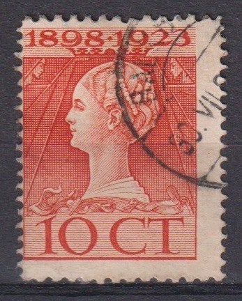 Nederland 1923 124 Kon. Wilhelmina BALKBRUG, Verzenden, Gestempeld, Koningshuis