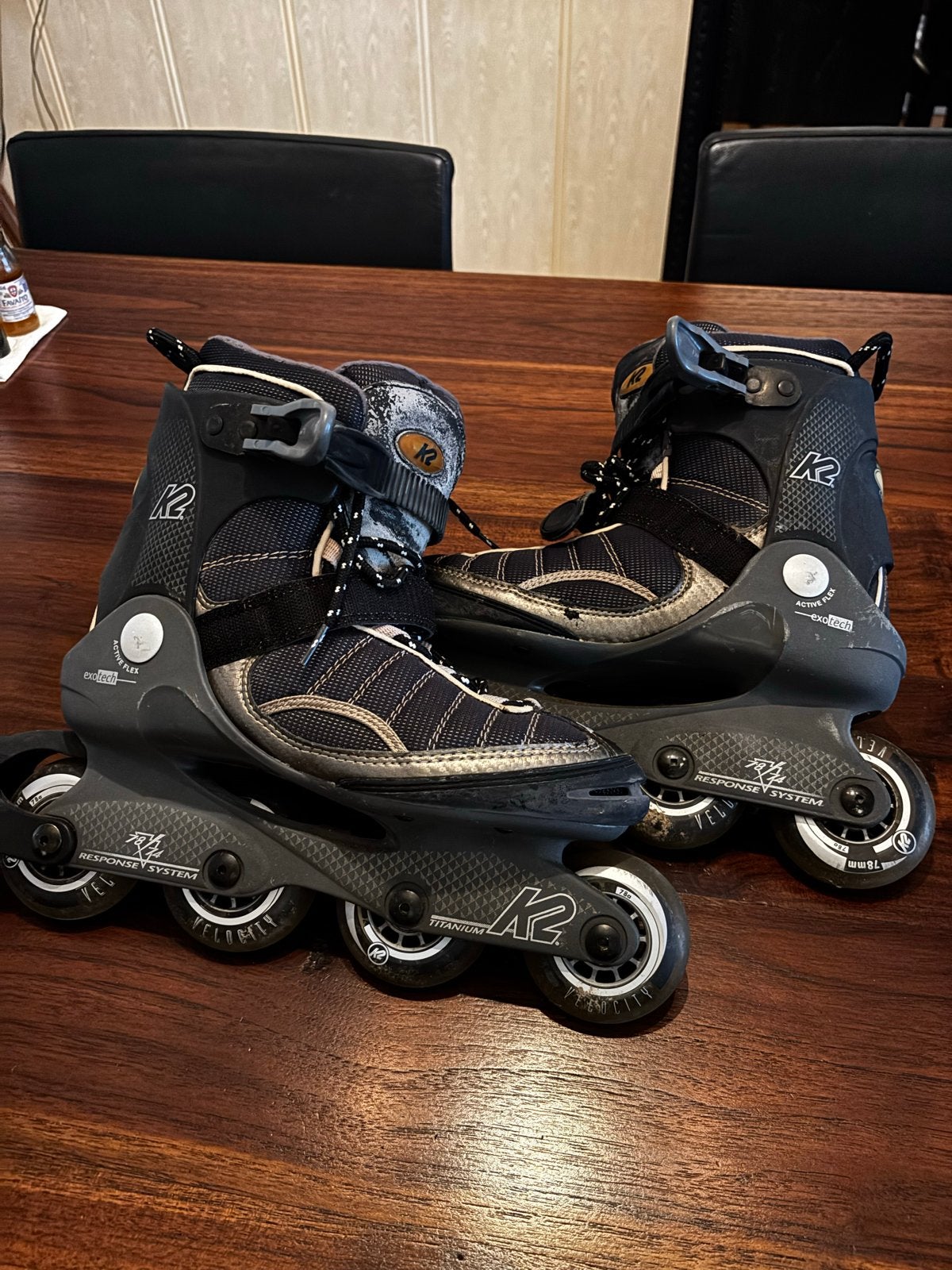 K2 Velocity Ti-W Inline Skates  - Maat 40, Sport en Fitness, K2, Gebruikt, Ophalen of Verzenden, Inline skates 4 wielen