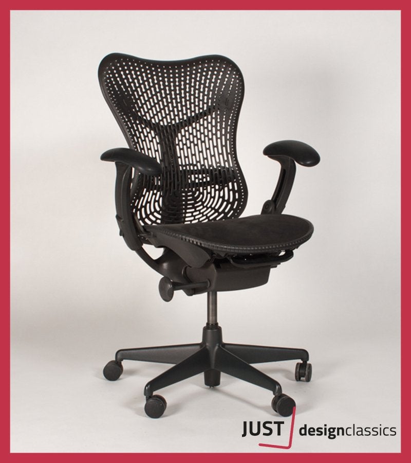 Herman Miller Mirra Graphite (4 beschikbaar), Niet ingevuld, Niet ingevuld, Zo goed als nieuw, Bureaustoel