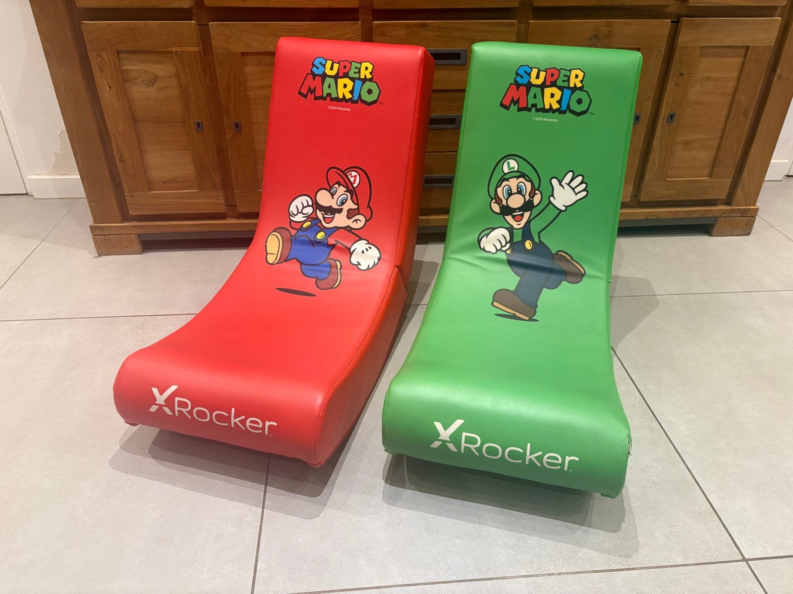 X Rocker Nintendo Gaming Stoelen (Mario & Luigi), Ophalen, Gebruikt