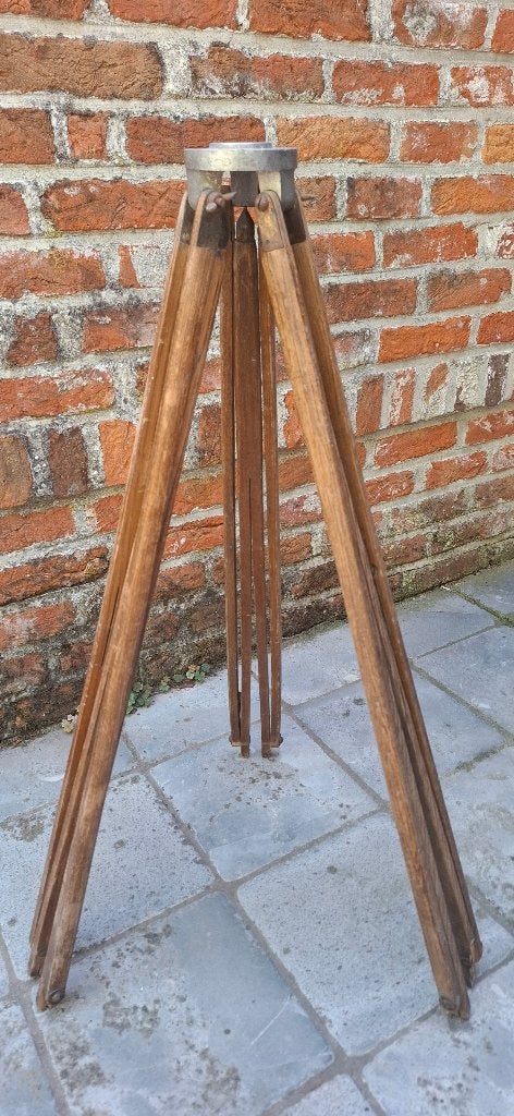 Antiek houten statief/ oude tripod/driepikkel, Ophalen of Verzenden