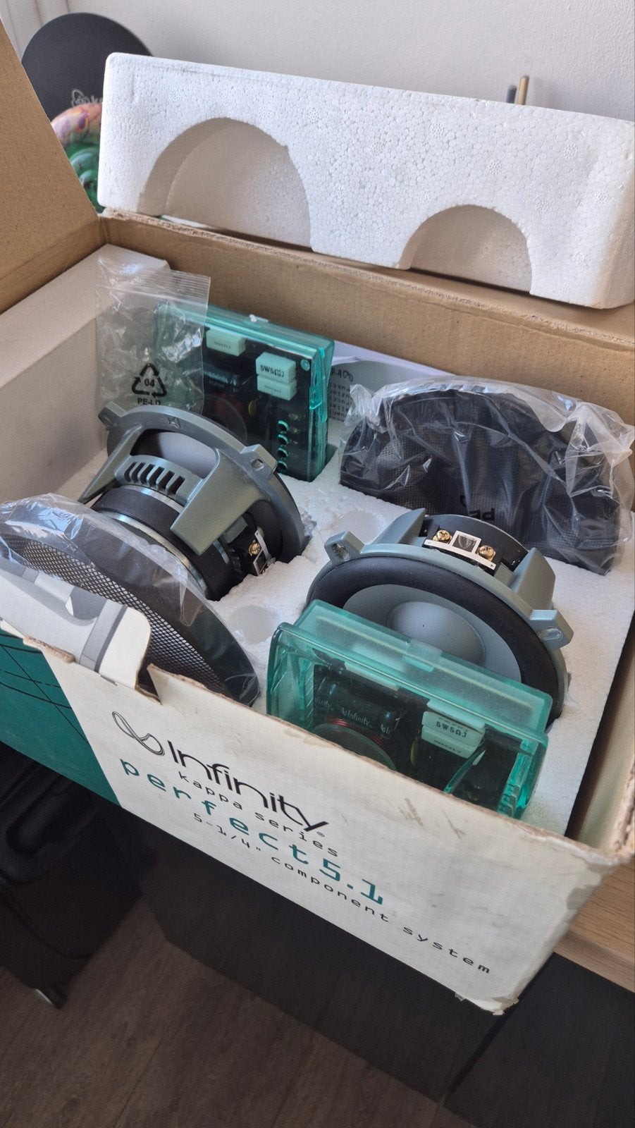 infinity kappa perfect 5.1, Speakerset, Ophalen of Verzenden, Zo goed als nieuw, Geschikt voor surround/home cinema