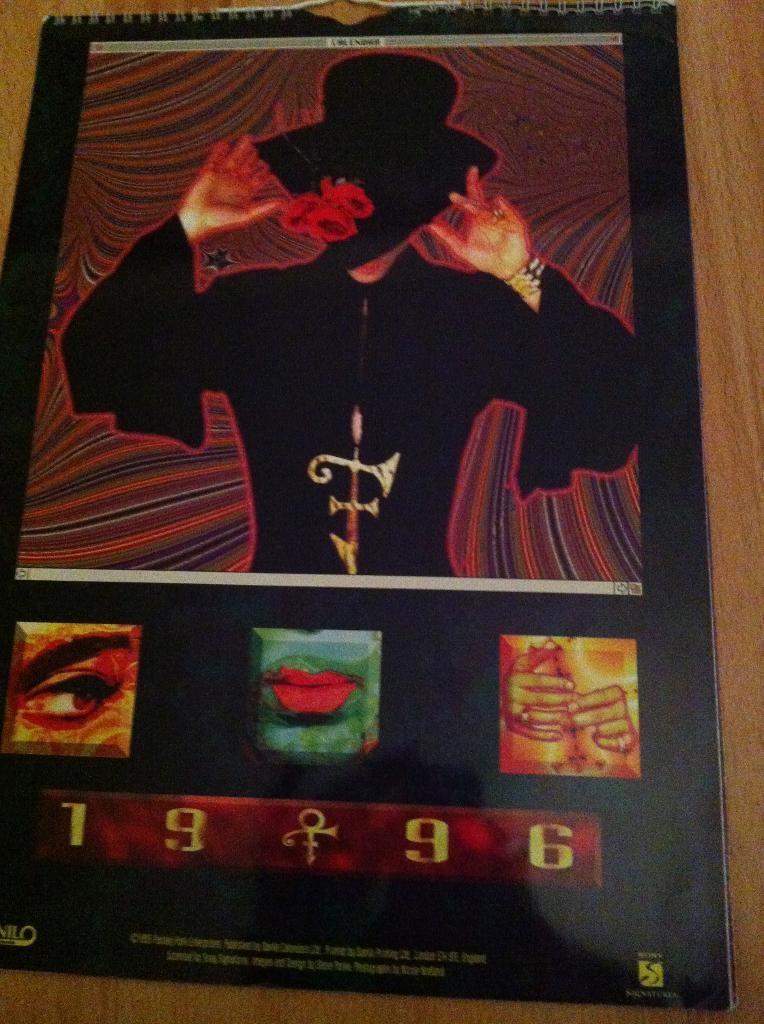 Prince 1996 kalender, Verzamelen, Ophalen of Verzenden, Zo goed als nieuw, Overige typen