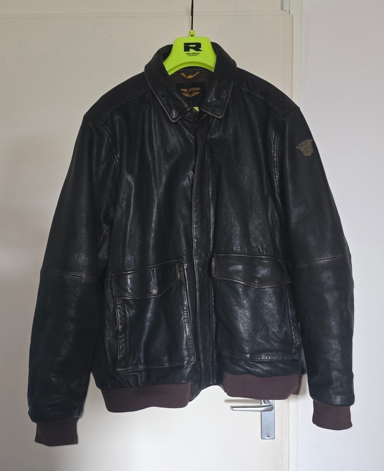 PME Legend Authentic A-2 leren jas. nieuwstaat., Ophalen, PME LEGEND, Bruin, Nieuw