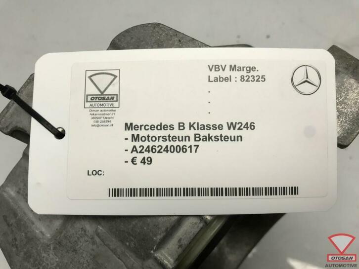 mercedes b klasse w246 motorsteun baksteun a246400617, Auto-onderdelen, Gebruikt, Mercedes-Benz AG, Mercedes-Benz, Ophalen of Verzenden