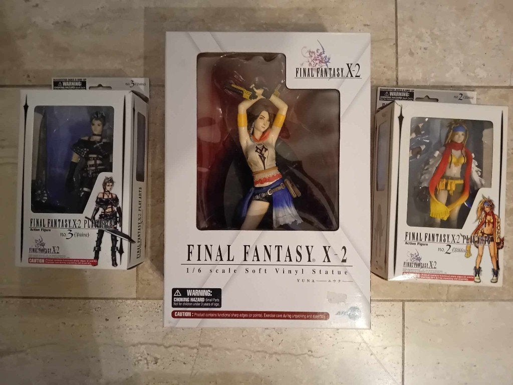 Final Fantasy X-2 Figuren, Ophalen, 1 speler, Zo goed als nieuw, Role Playing Game (Rpg)