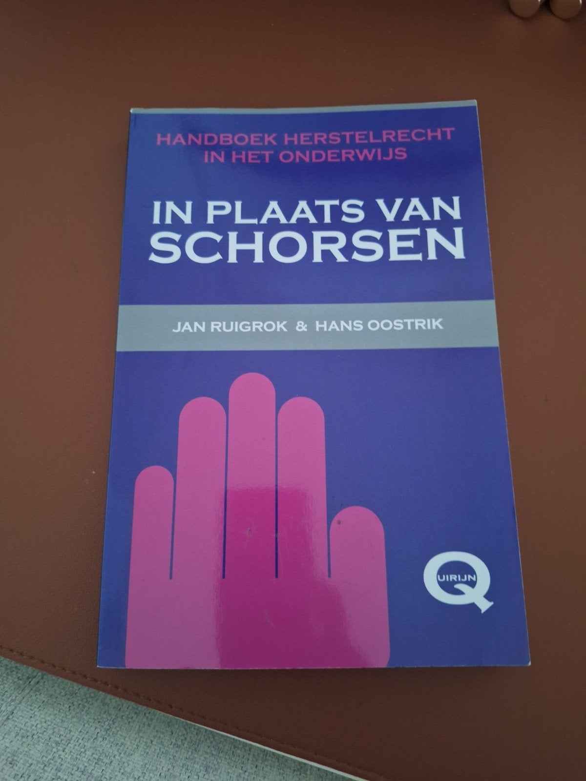 Handboek herstelrecht in het onderwijs - Jan Ruigrok, Ophalen of Verzenden, Zo goed als nieuw, HBO