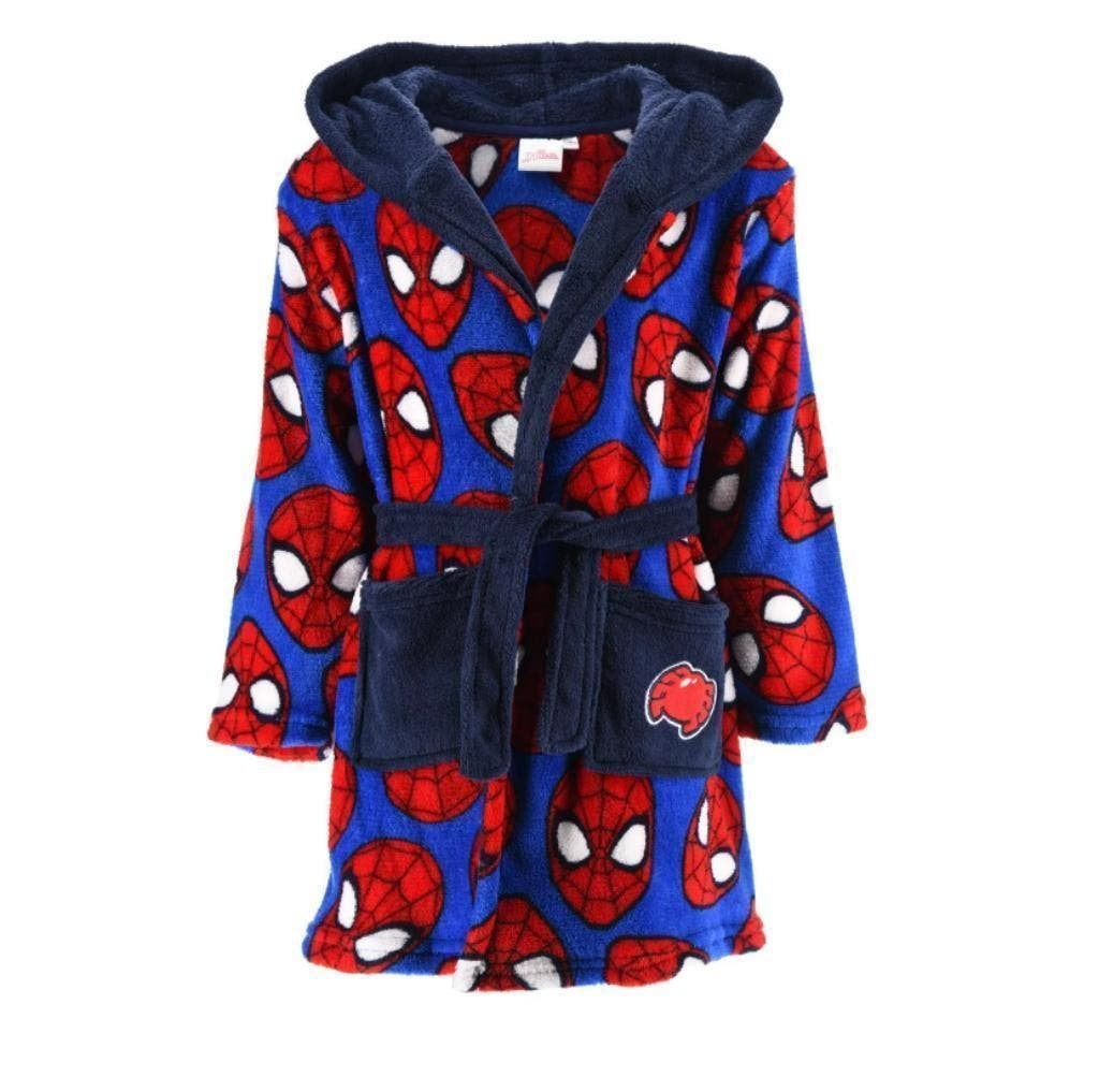 Spiderman Badjas met Capuchon Marvel Mt 98 - 104 - 116 - 128, Kinderen en Baby's, Kinderkleding | Maat 116, Nacht- of Onderkleding