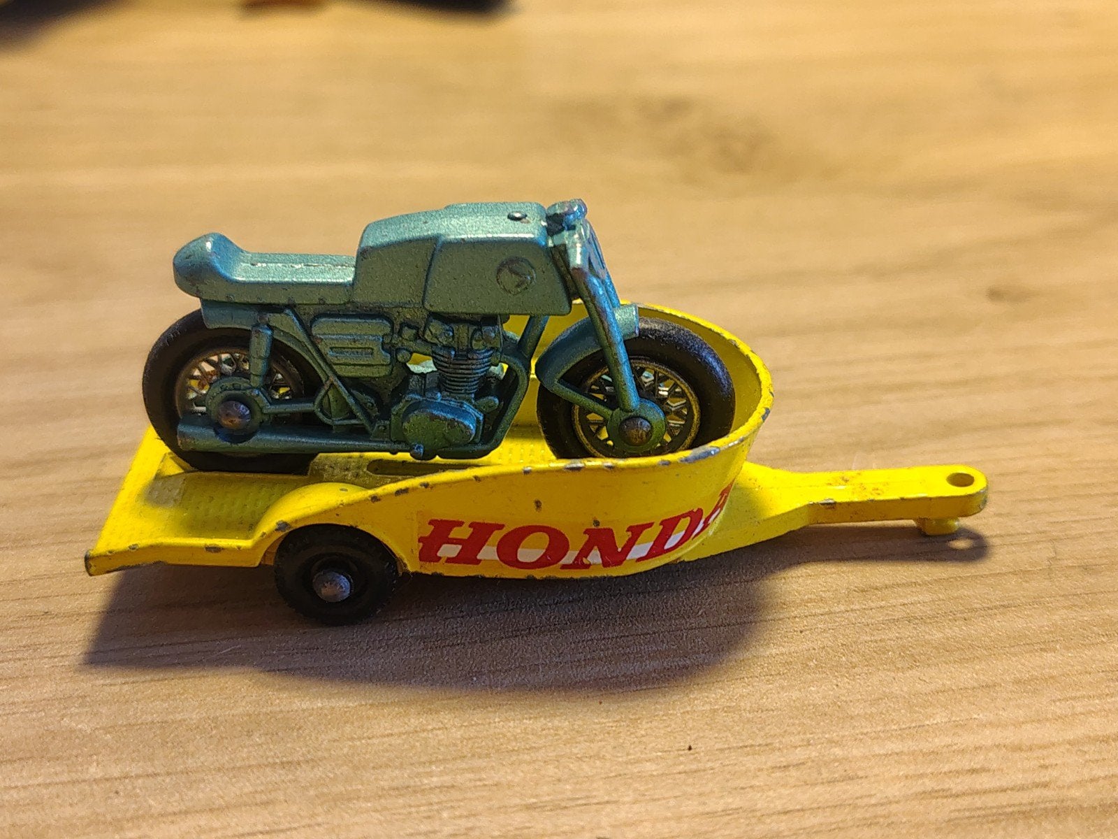 Matchbox Honda Motorcycle Trailer, Ophalen of Verzenden, Auto
