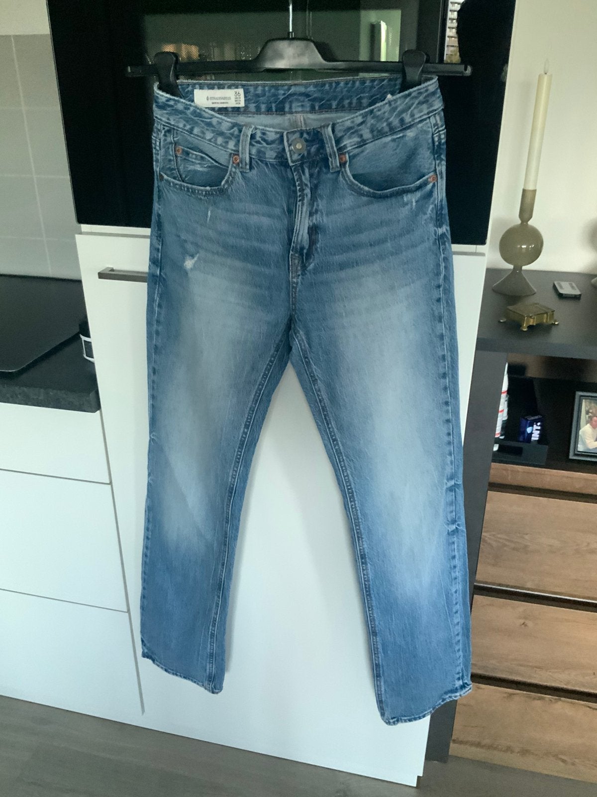 Zgan meisjes spijkerbroek mt 36 heel klein prijsje, Kinderen en Baby's, Ophalen of Verzenden, Zo goed als nieuw, Meisje, Broek