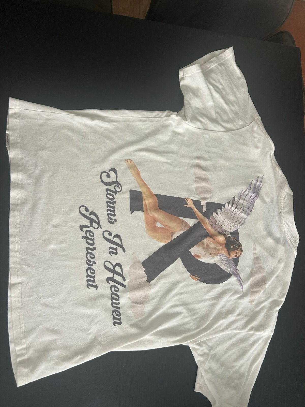 Represent T-shirt "Storms In Heaven" - Zo goed als nieuw, Ophalen of Verzenden, Zo goed als nieuw, Maat 52/54 (L), Wit