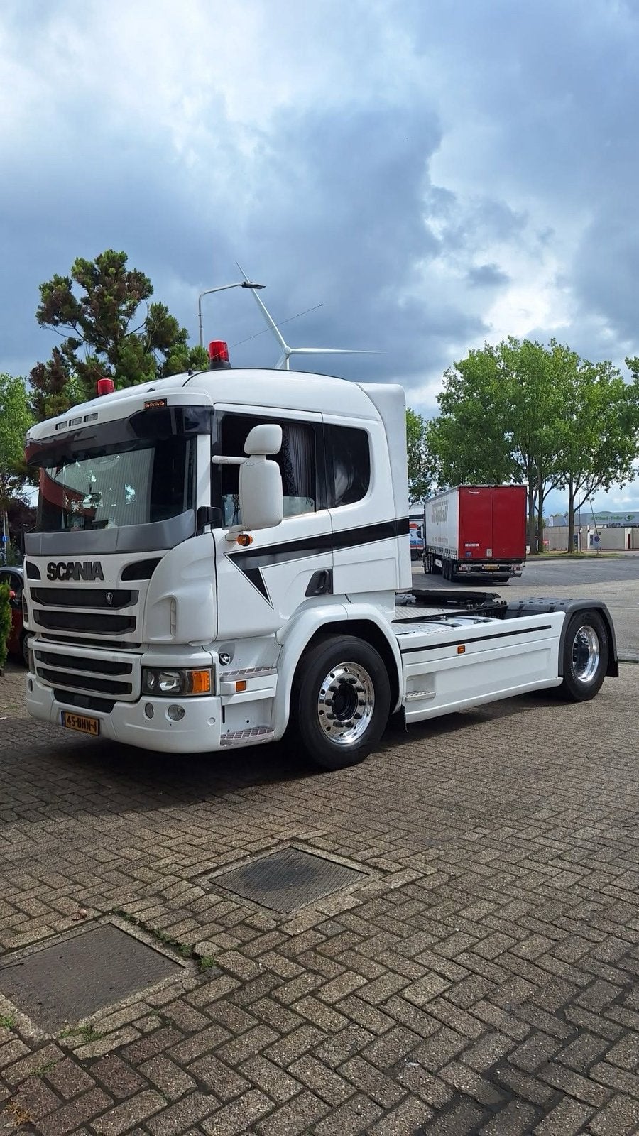 Scania streamline ruitenwisserkap/stenenvanger, Ophalen, Gebruikt, Scania, Carrosserie en Plaatwerk