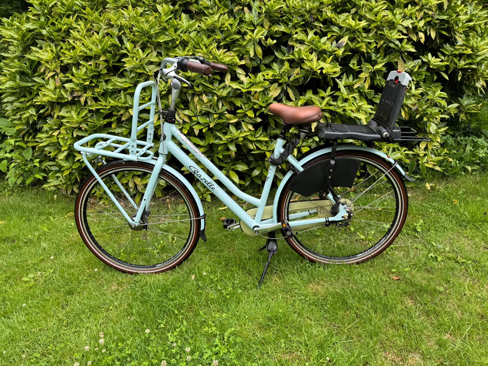 Gazelle Miss Grace dames fiets 3 versnellingen lichtblauw, Ophalen, Gebruikt, Gazelle, Versnellingen