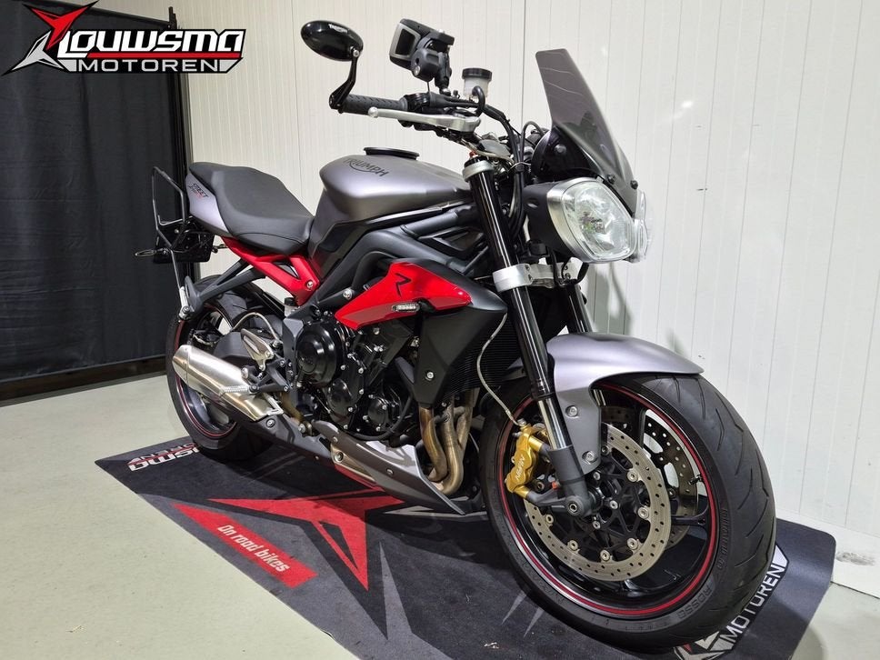*VERKOCHT* TRIUMPH 675 STREET TRIPLE R |NL MOTOR|TomTom|Koff, 675 cc, Motorrijbewijs A, Bedrijf, 3 cilinders