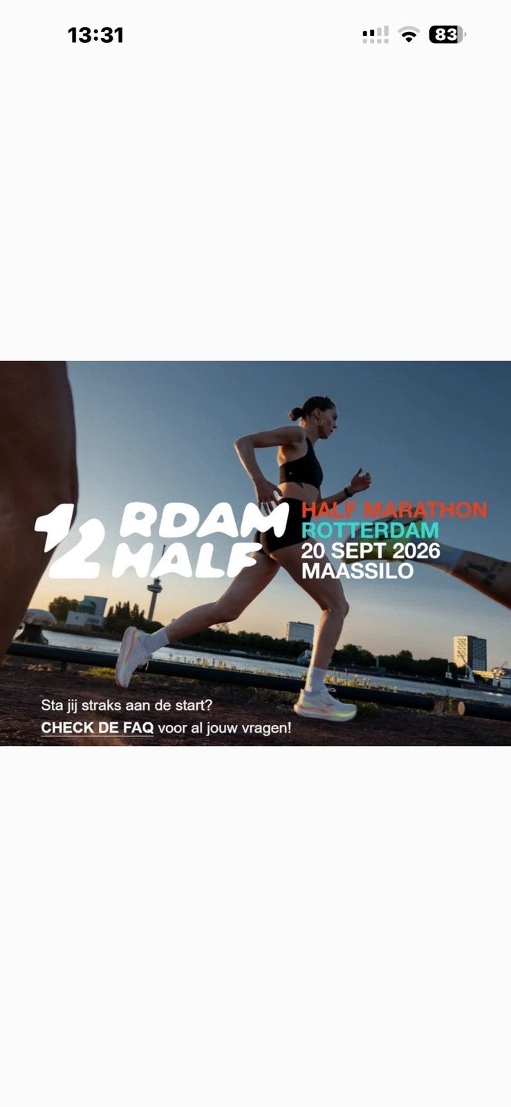 Rotterdam Half, Ophalen of Verzenden, Nieuw, Overige typen, Overige merken