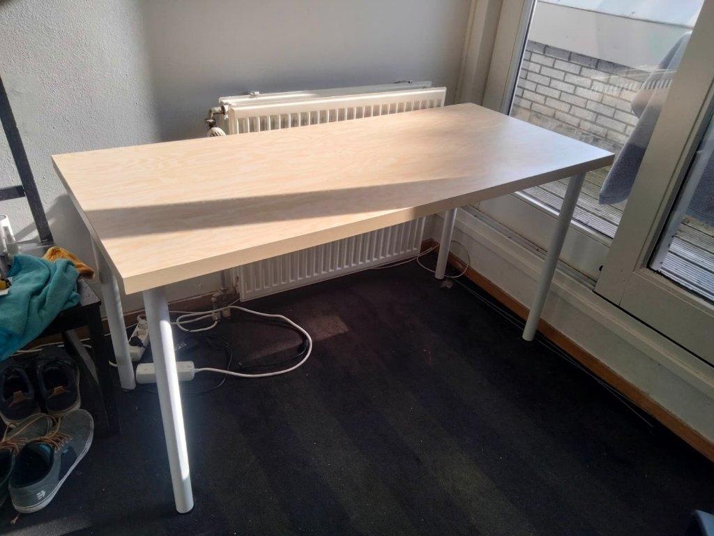 Ikea bureau, Ophalen, Gebruikt, Hout, IKEA