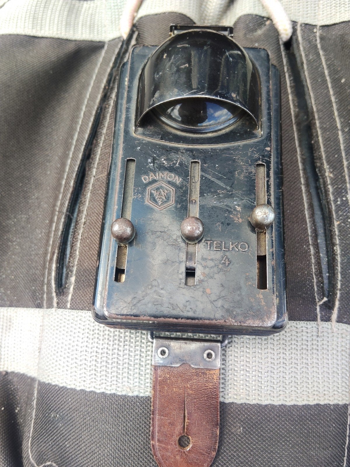 Duitse WW2 Daimon Telko zaklamp  Militaria Wehrmacht 1938/45, Verzamelen, Ophalen, Duitsland