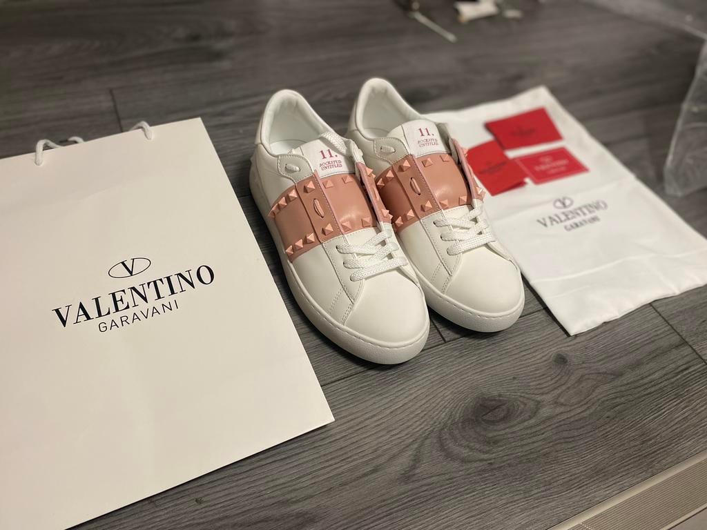 Valentino schoenen dames, Wit, Nieuw, Ophalen of Verzenden, Sneakers of Gympen