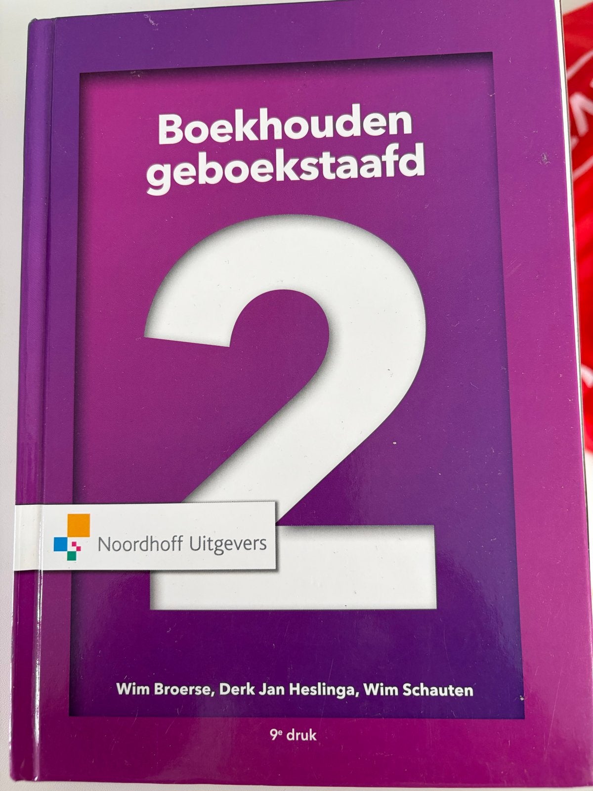 Boekhouden gebaseerd 2 leerboek en opgavenboek, Ophalen of Verzenden, Gamma, Zo goed als nieuw, HBO