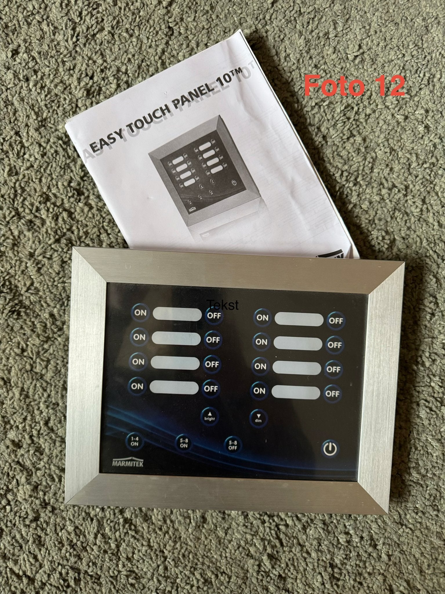 Marmitek Easy Touch Panel 10TMT - Afstandsbediening, Ophalen, Zo goed als nieuw