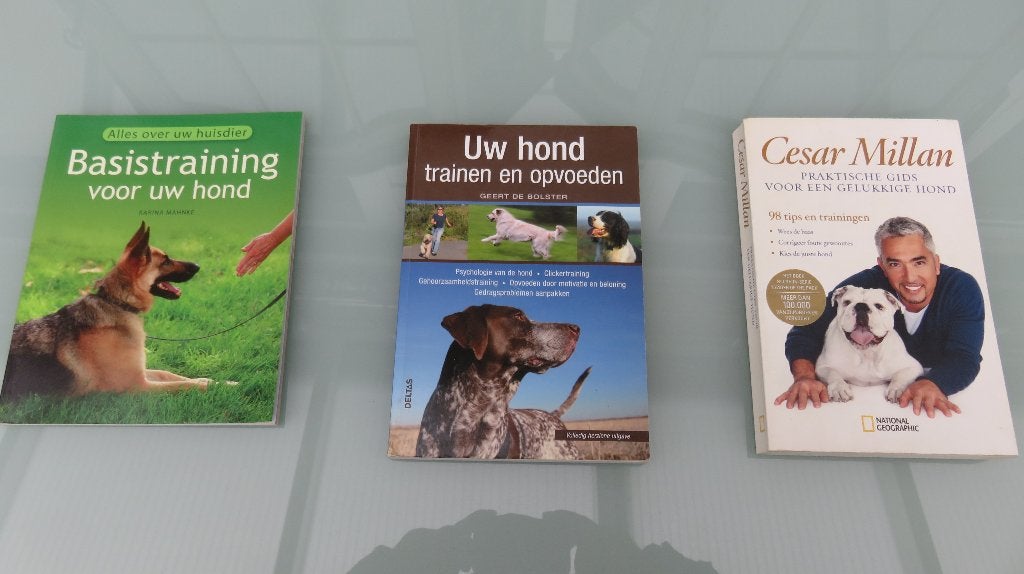 3 Honden-training boeken voor de prijs van een., Boeken, Ophalen of Verzenden, Zo goed als nieuw, Honden