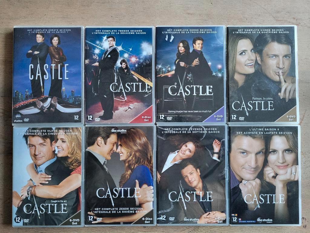 DVD Castle - Richard Castle seizoen 1,2,3,4,5, Vanaf 12 jaar, Ophalen of Verzenden, Zo goed als nieuw, Actie en Avontuur