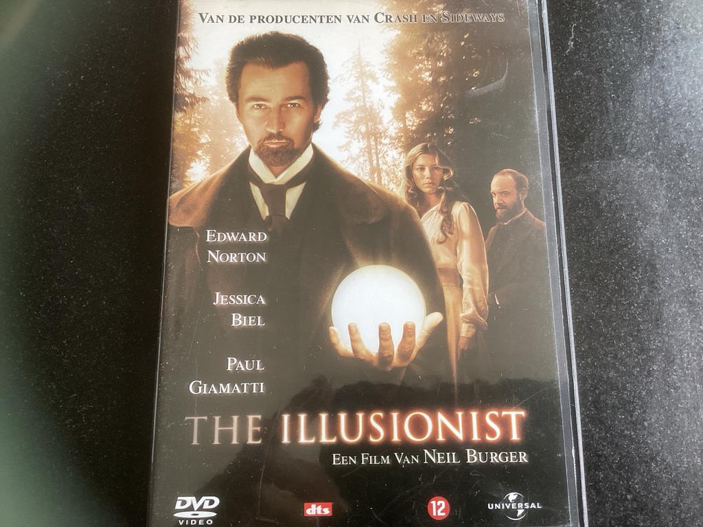 The Illusionist DVD - Edward Norton, Jessica Biel, Cd's en Dvd's, Vanaf 12 jaar, Ophalen of Verzenden, Gebruikt