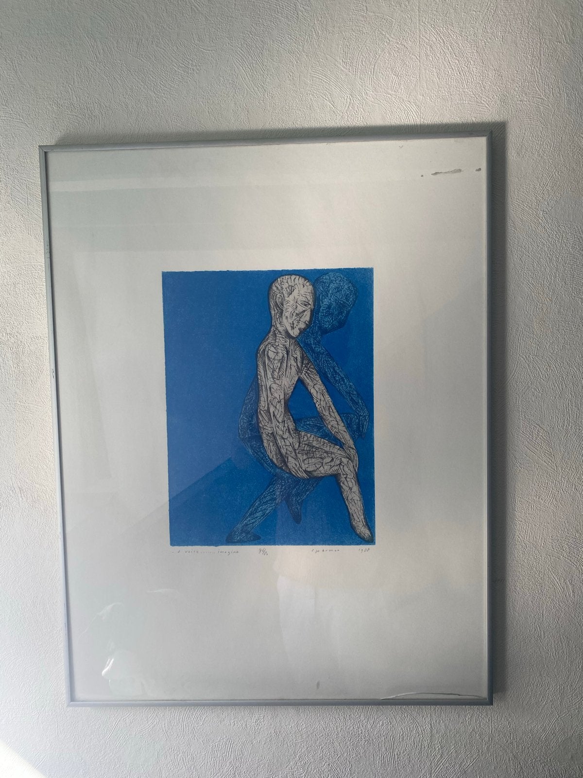 Kees Spermon - A Voice Imagine (1988) - Ingelijst, Ophalen, Portret, 1950 - 1999, Genummerd