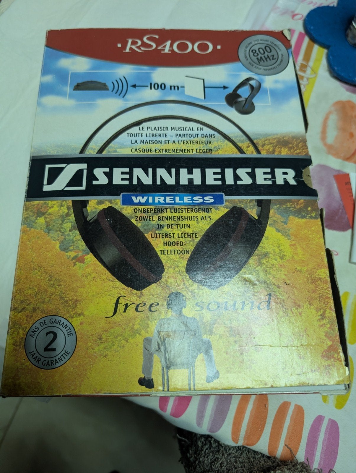 SENNHEISER DRAADLOZE HOOFDTELEFOON RS400 EN BA151, Alle leeftijden, Ophalen of Verzenden, Nieuw in verpakking