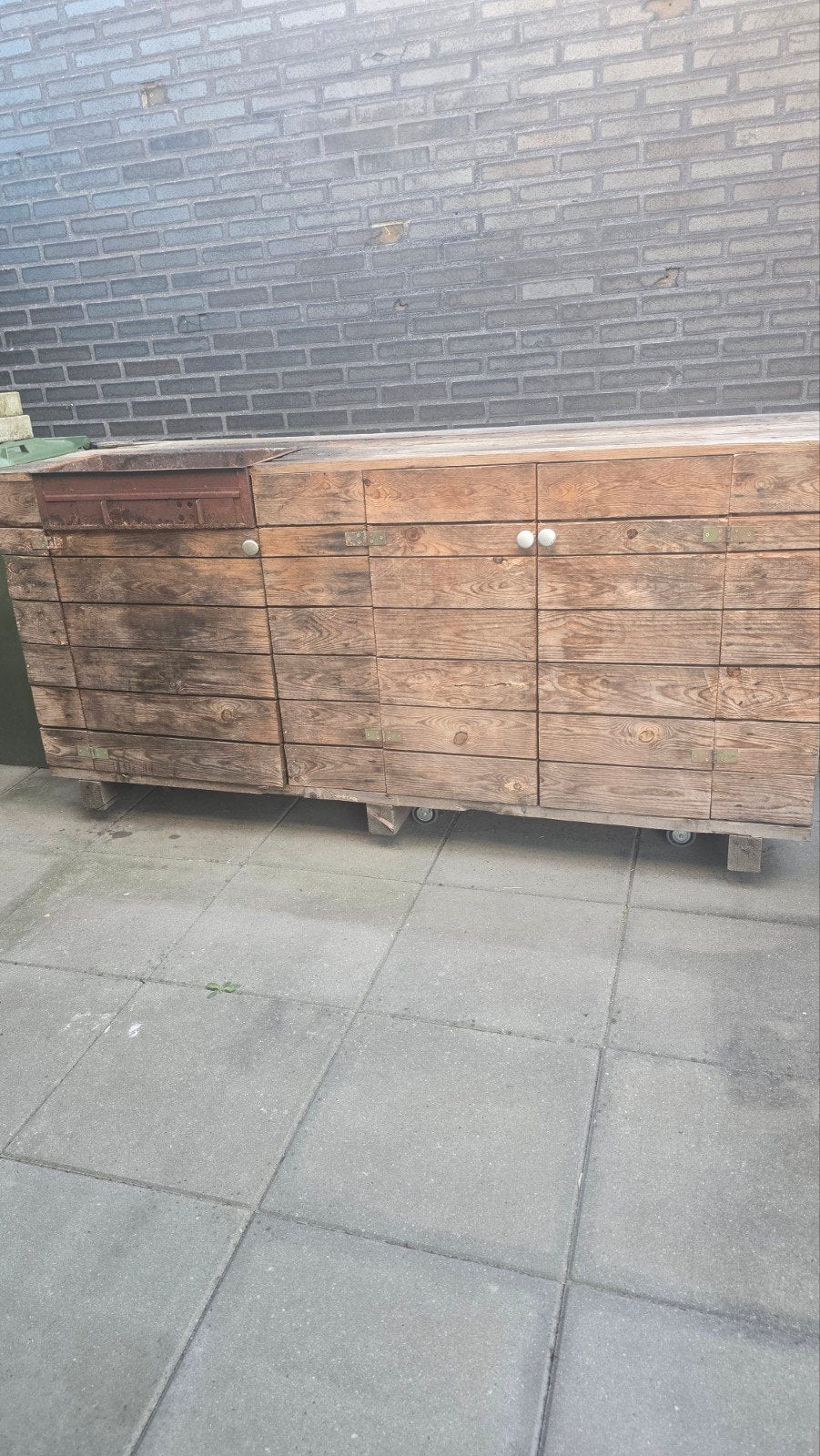 Buitenkeuken/bbq, Tuin en Terras, Ophalen, Gebruikt, Hout, Overige typen