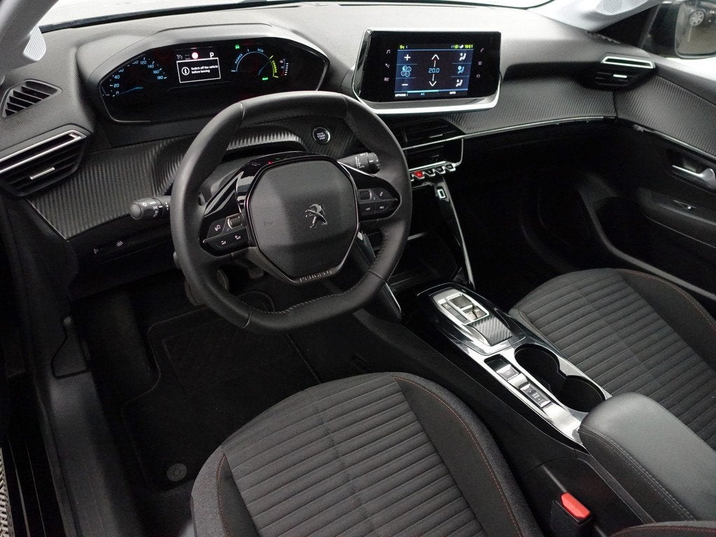 Peugeot e-208 EV Active Pack 50 kWh- Carplay, Android Auto,, Auto's, Peugeot, Gebruikt, Met garantie (alle), Zwart, 1000 cc