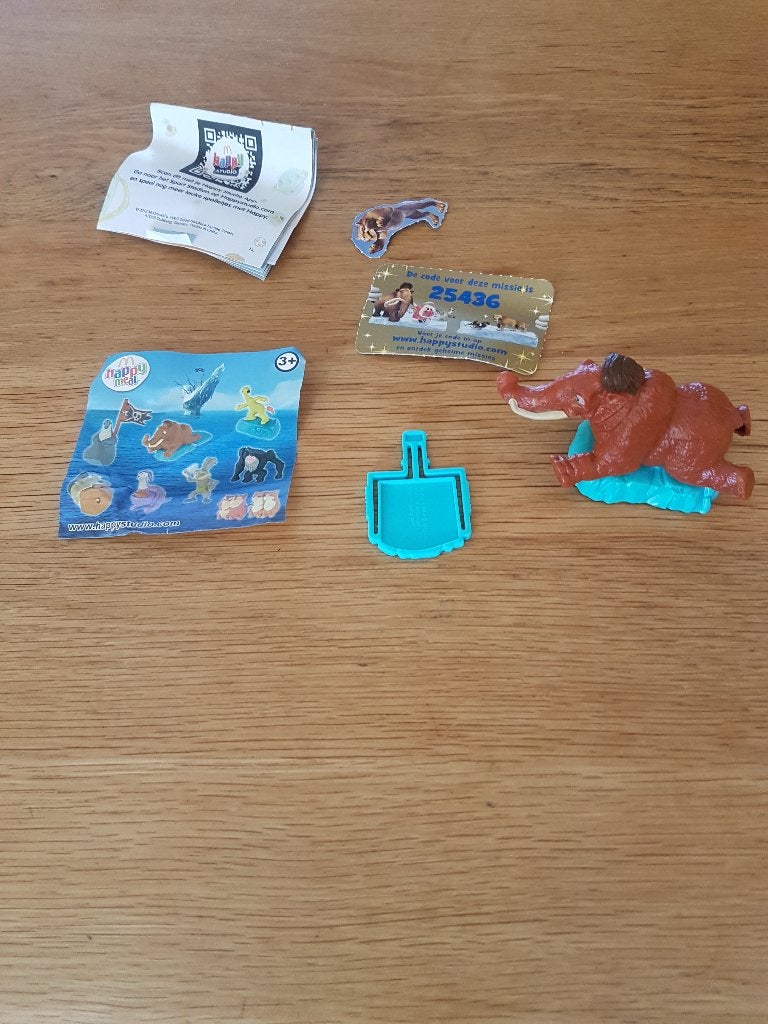 Manny 2012, happy meal Mc. Donalds, nieuw, Ophalen of Verzenden, Nieuw