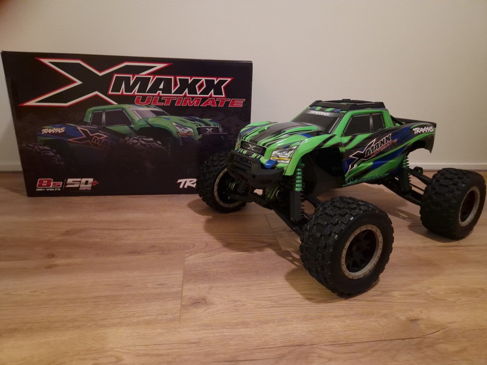 Traxxas xmaxx 8s ultimate (+ 1250€ extra aan upgrades), Elektro, Auto offroad, Ophalen of Verzenden, Zo goed als nieuw