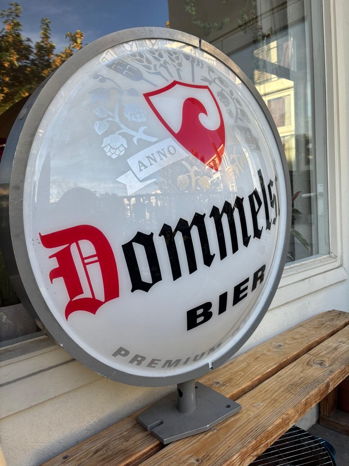 Dommelsch Bier Lichtbak - Reclamebord, Ophalen, Lichtbak of (neon) lamp