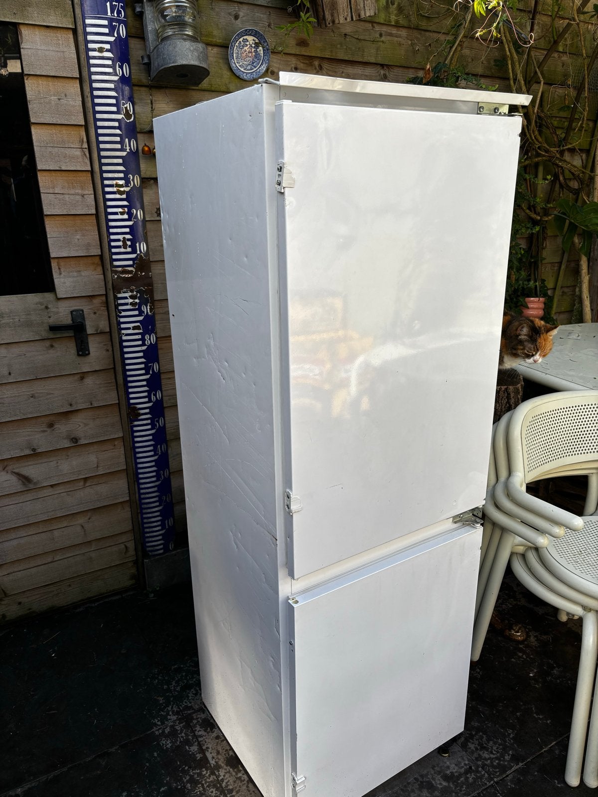 Oude koelkast voor feestje of schuur, Ophalen, 150 tot 200 liter, Gebruikt, 60 cm of meer