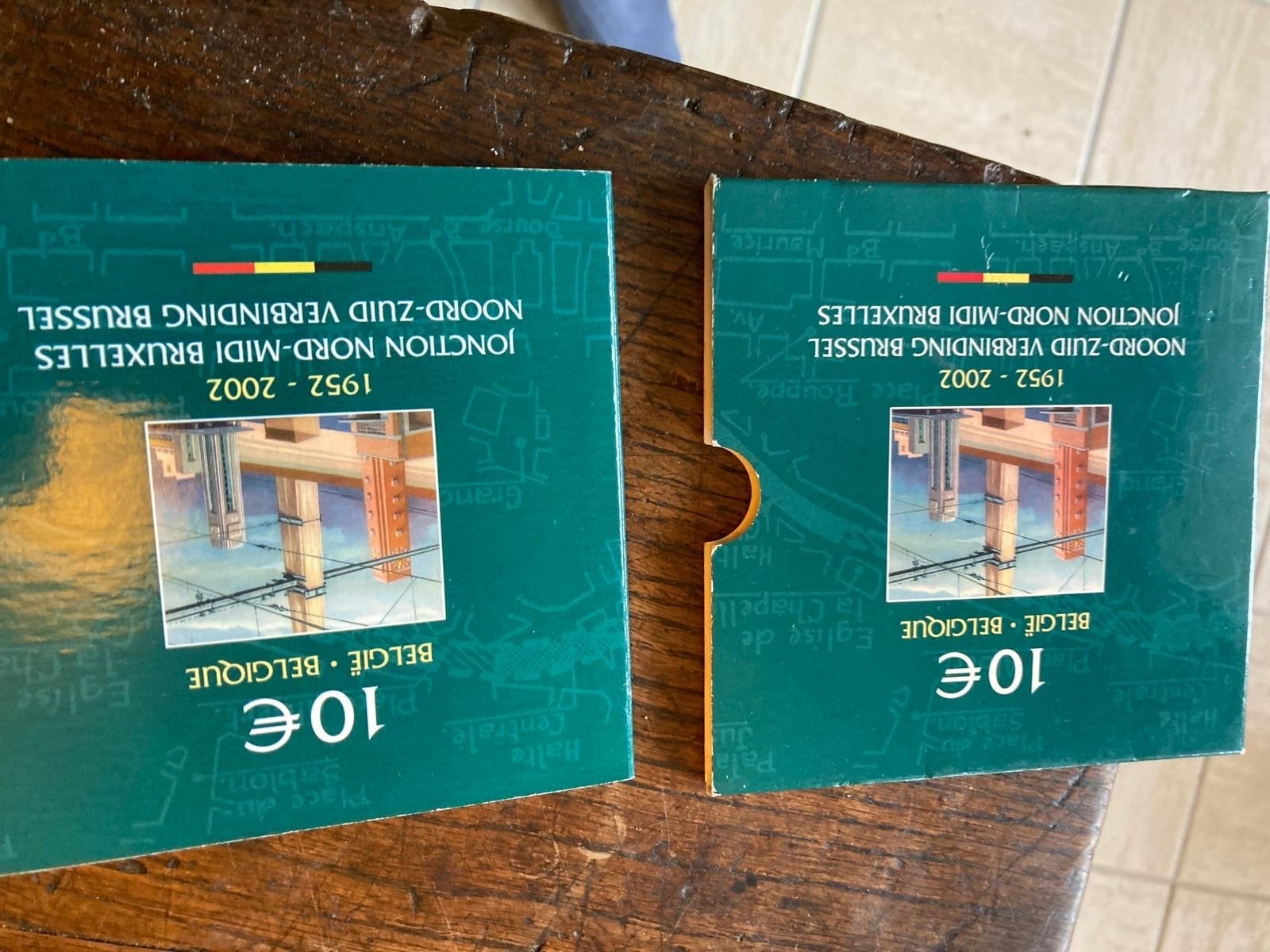Belgische zilveren €10 munt Noord-Zuidverbinding, Zilver, Ophalen of Verzenden, Losse munt, Zilver
