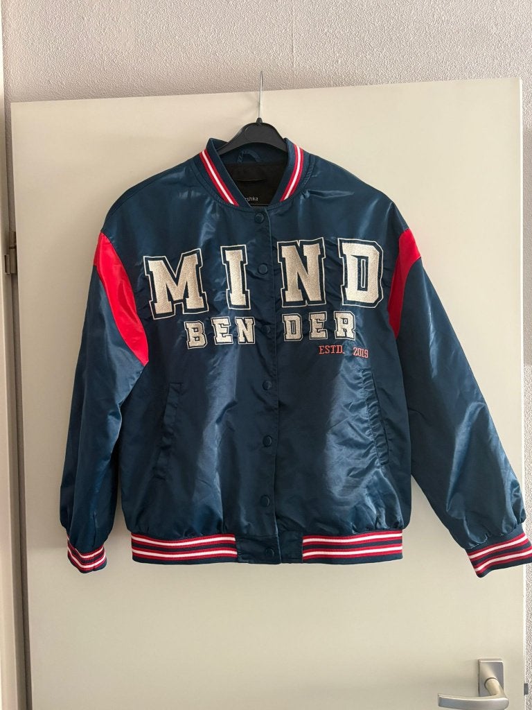 Bershka zomerjasje S   ZGAN, Blauw, Zo goed als nieuw, Maat 36 (S), Bershka
