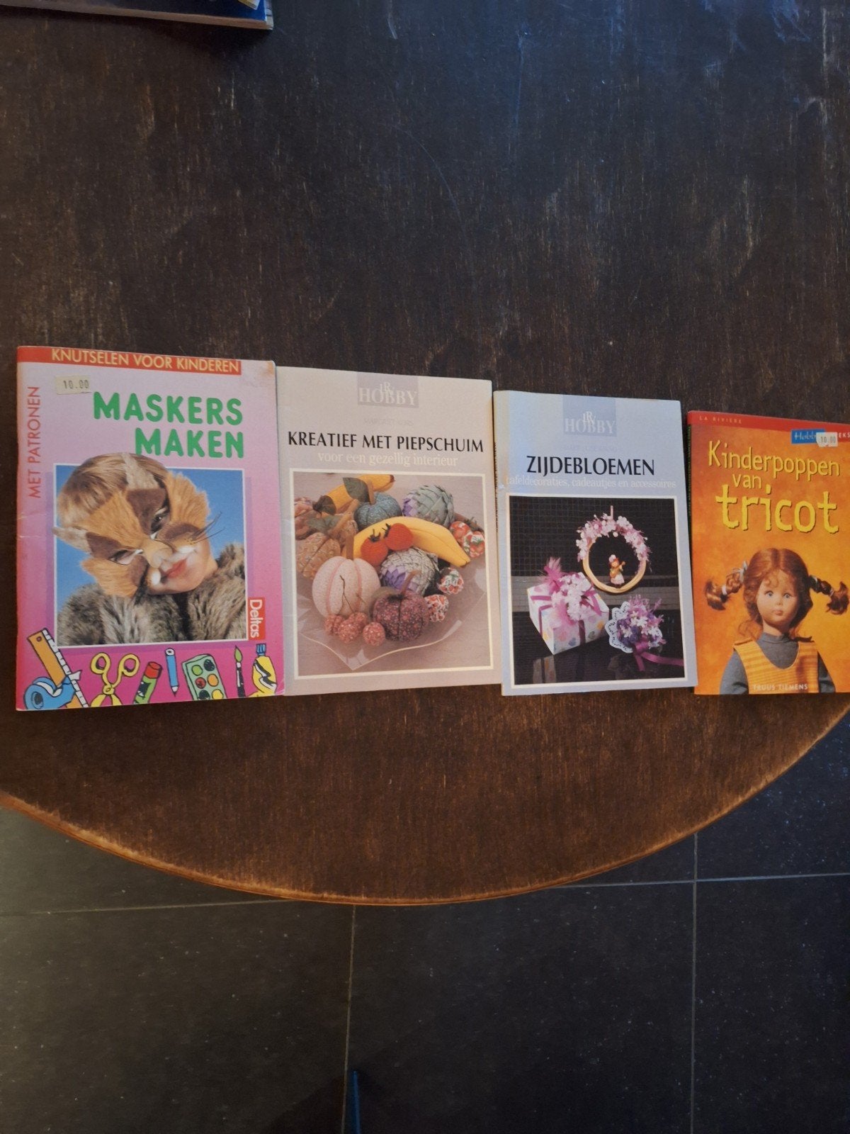 Knutselboeken: Maskers, Piepschuim, Zijdebloemen, Kinderpop, Ophalen of Verzenden, Gelezen, Scrapbooking en Knutselen, Geschikt voor kinderen
