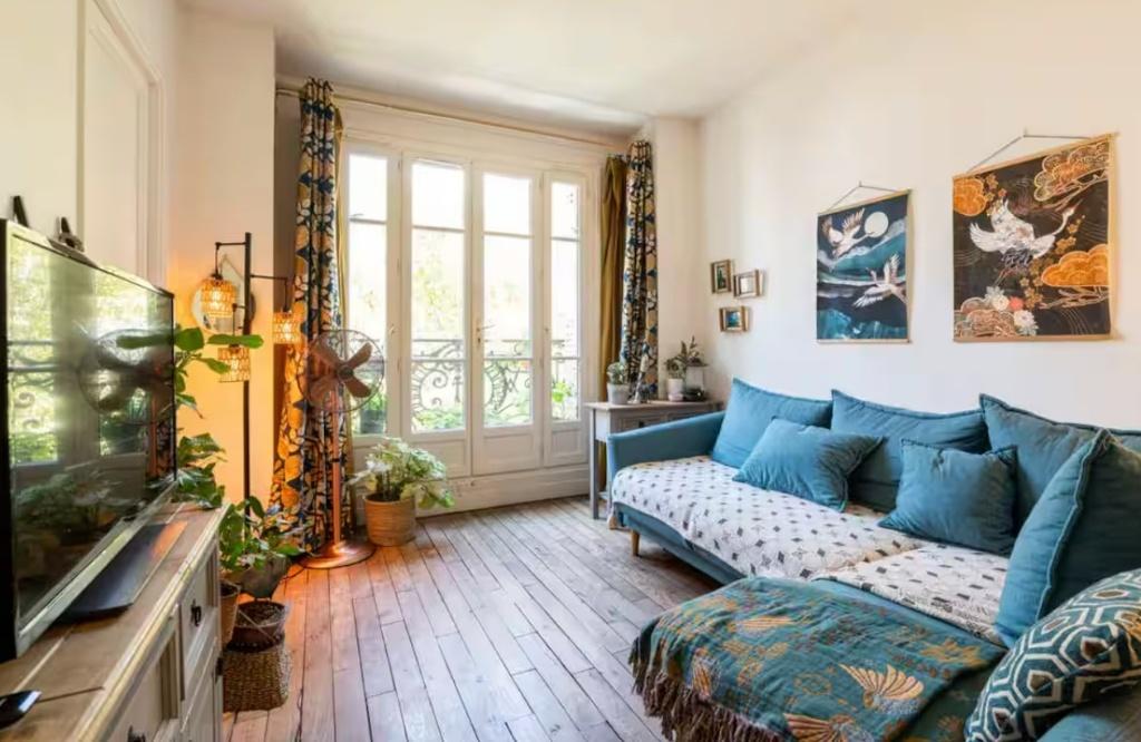 Prachtig Art-Nouveau appartement te huur in hartje Parijs, Parijs en Île-de-France, Appartement, Wasmachine, Stad