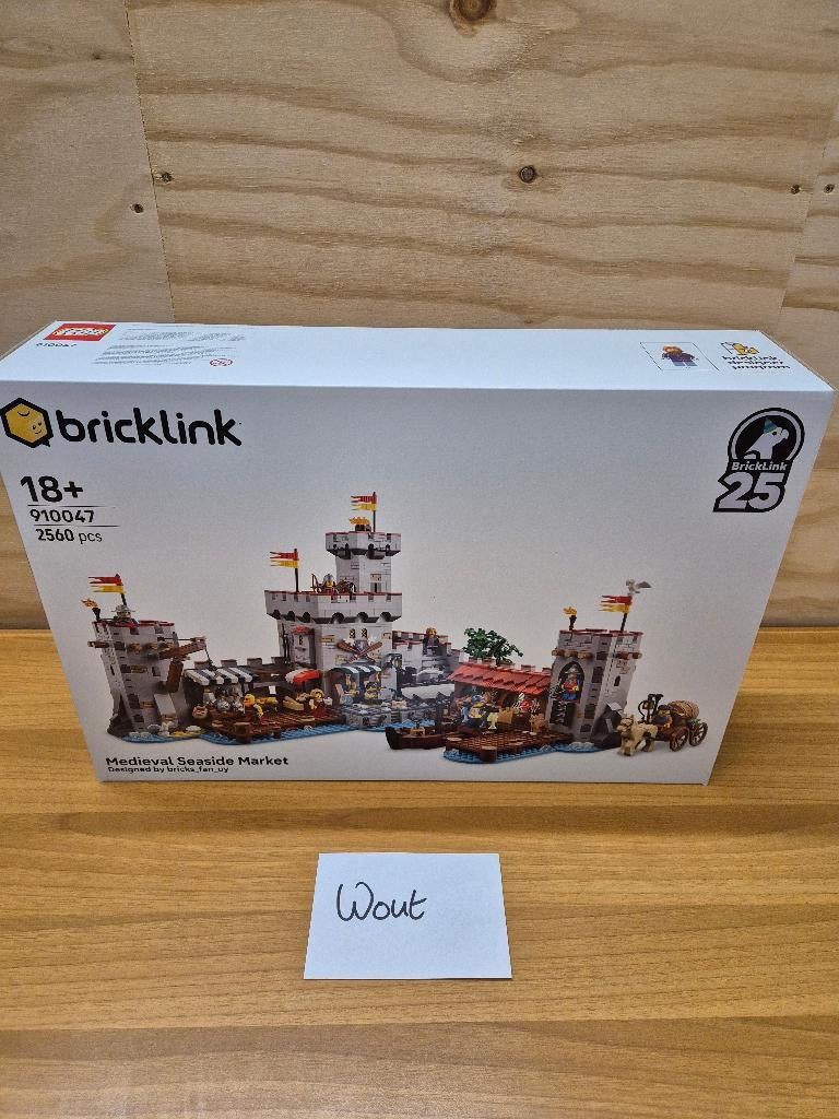 Lego Bricklink 910047 ‘Medieval Seaside Market’ (NIEUW!), Ophalen of Verzenden, Nieuw, Complete set, Lego