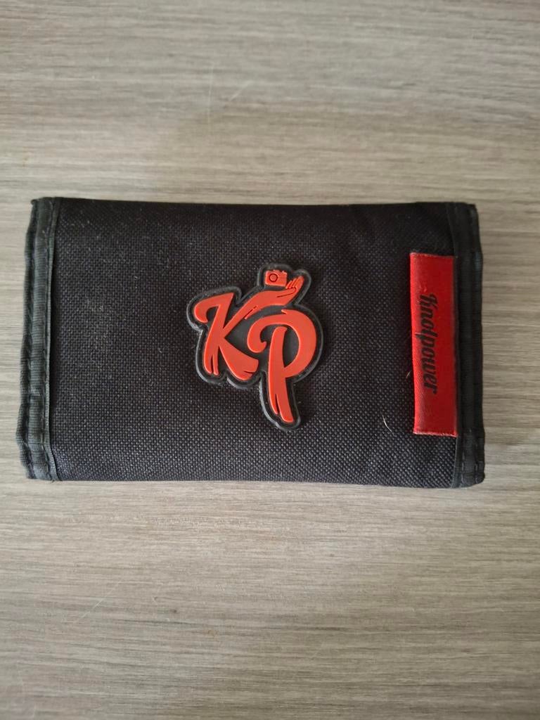 Knolpower portemonnee - Zwart met rood logo, Ophalen of Verzenden, Gebruikt, Zwart, Overige merken